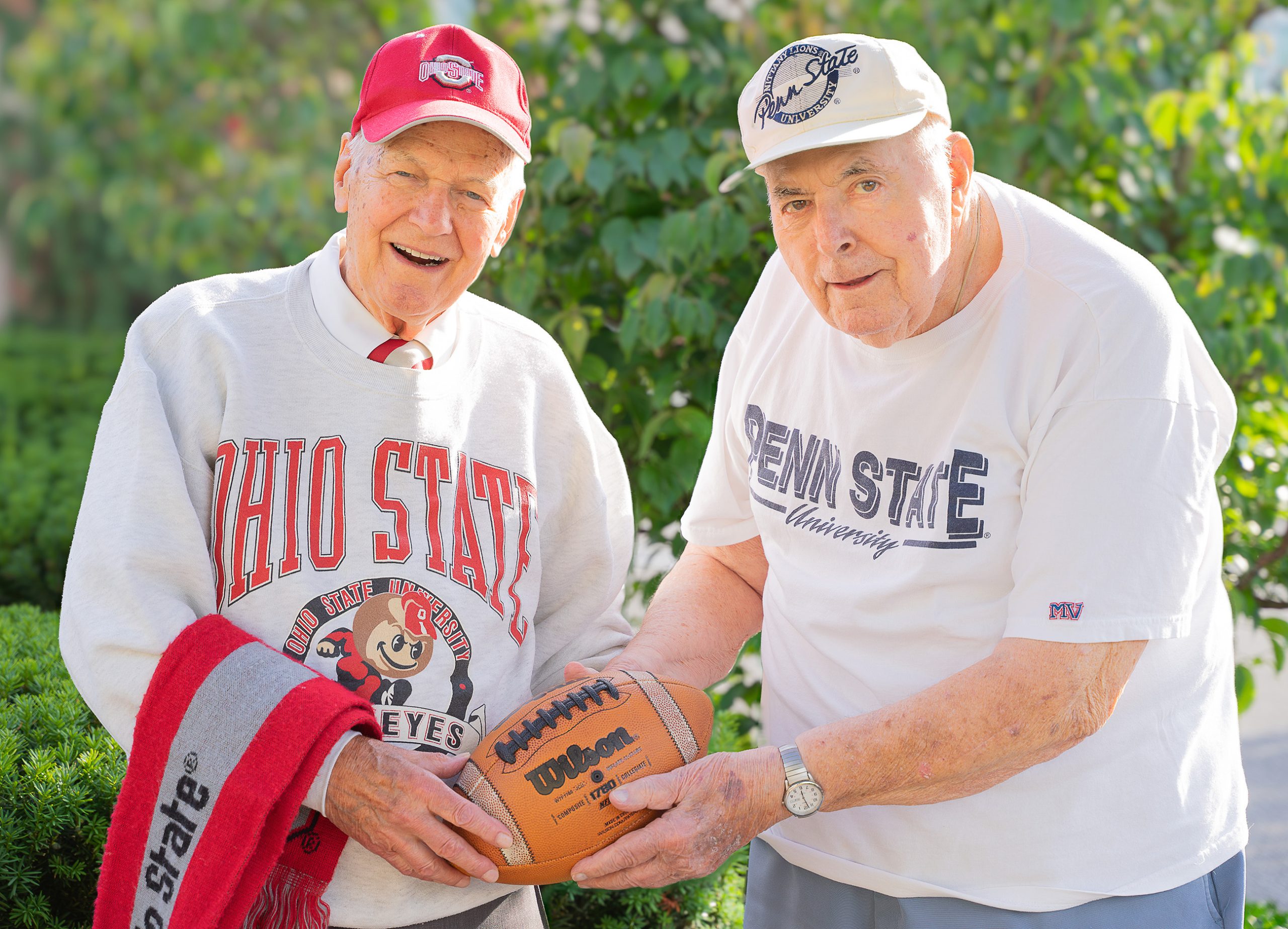 Chuck Baechler & Roy Kopp, Friendly College Football Rivalry