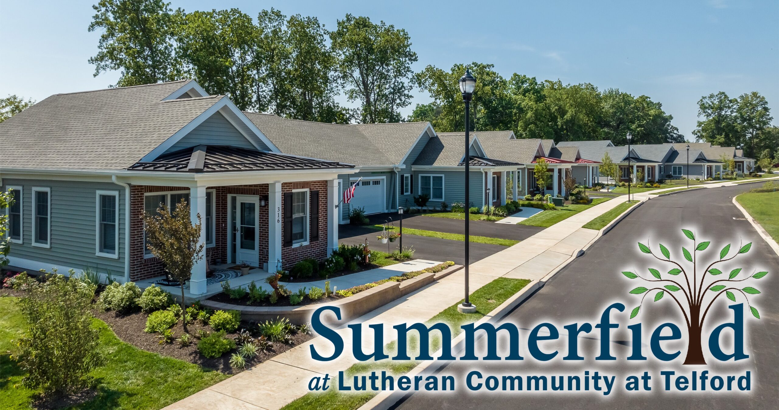 A banner image featuring Cypress cottages in our Summerfield neighborhood.