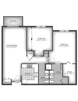 The Meadows Two Bedroom